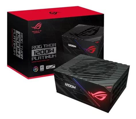 Fonte Asus Rog Thor W Plus Platinum Rgb Totalmente Modular