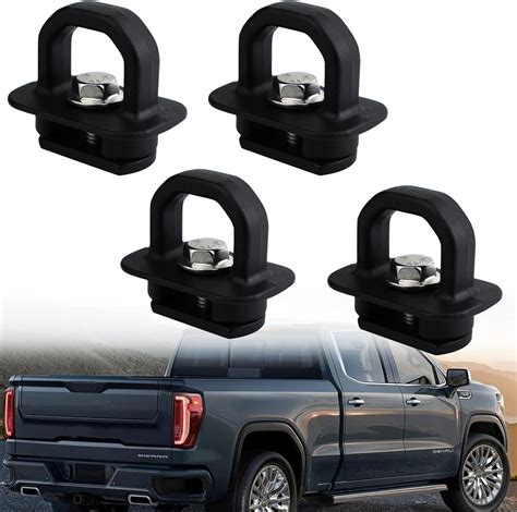 Amazon KEEGTBOX 4PCS Tie Down Anchors Truck Bed Side Wall Anchor