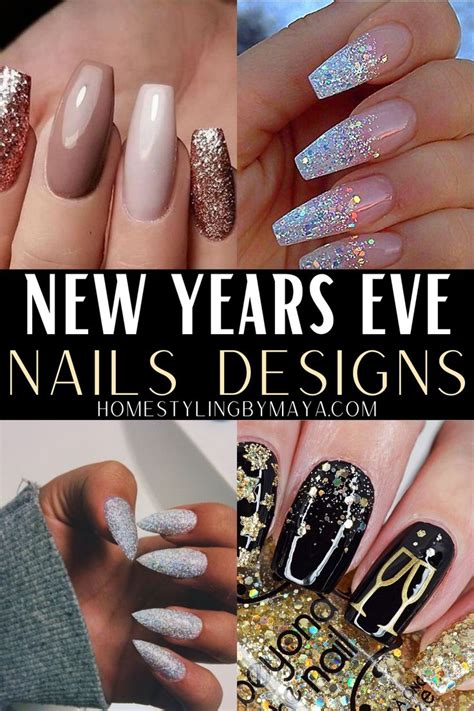 Trendy New Years Eve Nails Designs New Years Eve Nails New