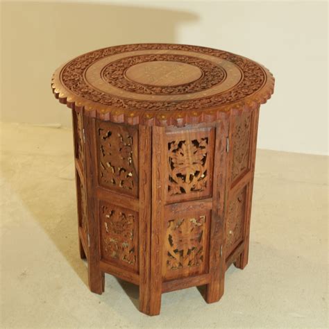 Столик чайный красного дерева из Индии в интернет-магазине