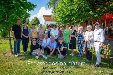 GODIŠNJICA PREPUNA USPOMENA Gospićki gimnazijalci proslavili 50 godina mature LIKA ONLINE