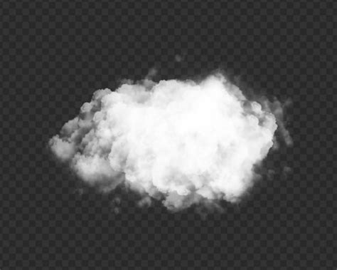 cloud steam png premium psd