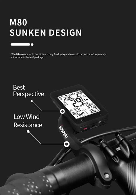 iGPSPORT M80 Out-front Bike Mount – Sports and Gadgets