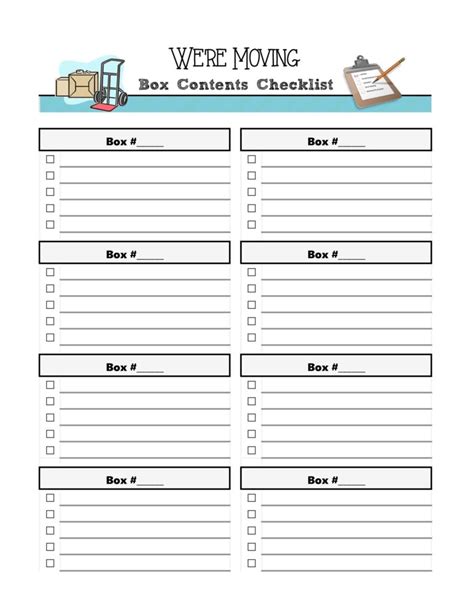 45 Great Moving Checklists Checklist For Moving In Out TemplateLab