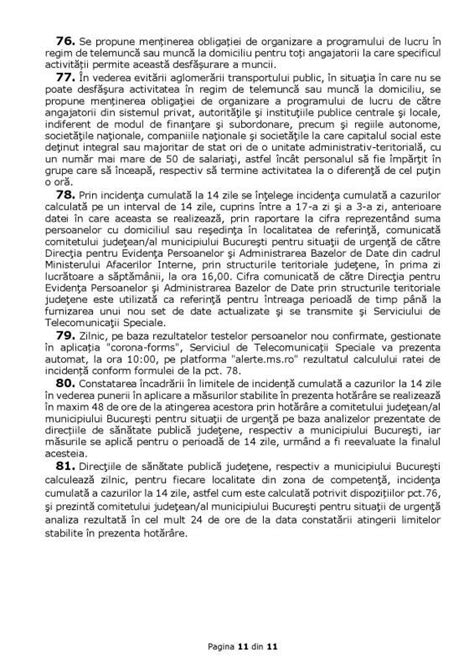 Hot R Rea Nr Din Privind Propunerea Prelungirii St Rii De Alert I A M Surilor