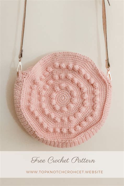 Round Crochet Bag Free Pattern And Photo Tutorial Topknotch