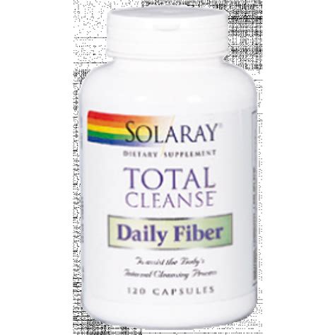 TOTAL CLEANSE FIBER- 120 CÁPSULAS-SOLARAY - Arganium Natural