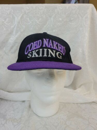 Vintage Coed Naked Skiing Gem