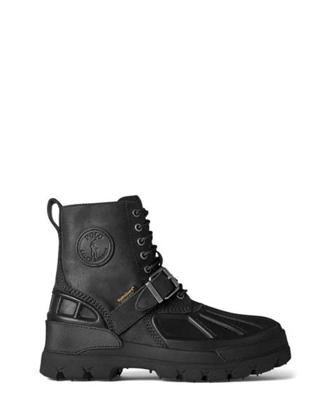 Polo Ralph Lauren Oslo Waterproof Duck Boot In Black For Men Lyst