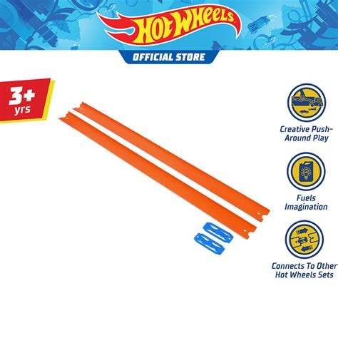 Hot Wheels 2 piece Track Pack 24 Each ฮอตวล รางตรงยาว 24 นว แพก 2 ชน GWW24 CH Shopee
