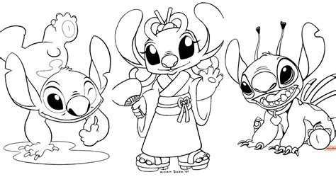 25 Free Stitch Coloring Pages for Kids and Adults