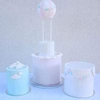 Hot Air Baloon Decorated Cake By Cake Loves Vanilla CakesDecor