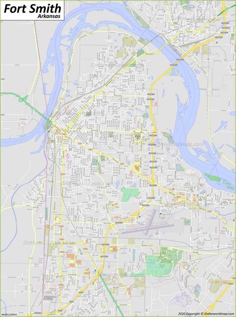 Fort Smith Map | Arkansas, U.S. | Discover Fort Smith with Detailed Maps