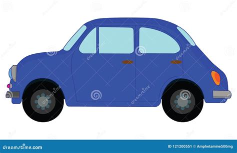 Voiture Bleue Stock Illustrations Vecteurs Clipart Stock