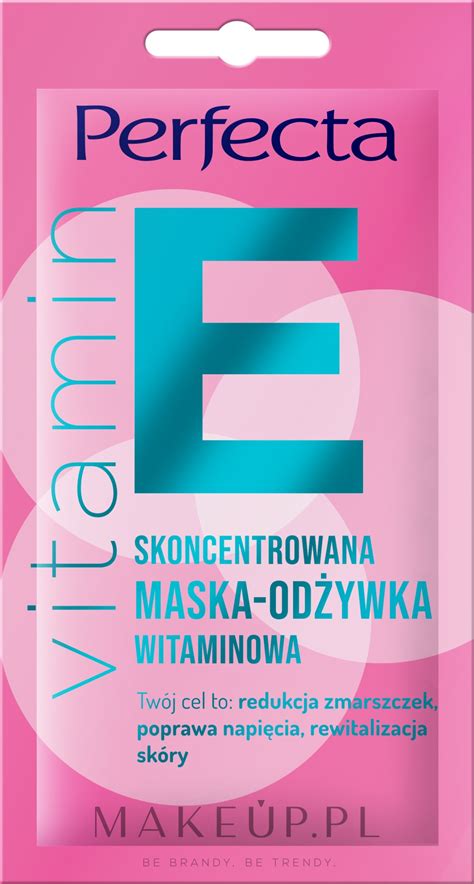 Perfecta Vitamin E Skoncentrowana Maseczka Do Twarzy Z Witamin E