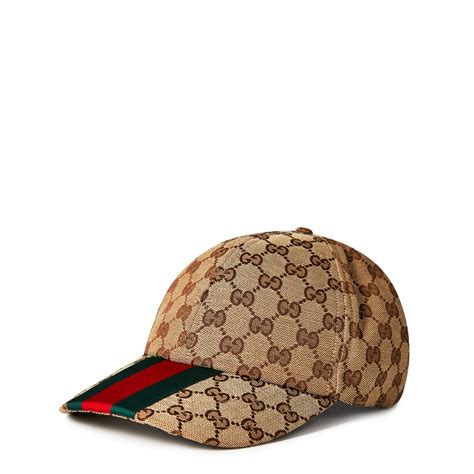 Gucci Baseball Cap Men Beige Flannels