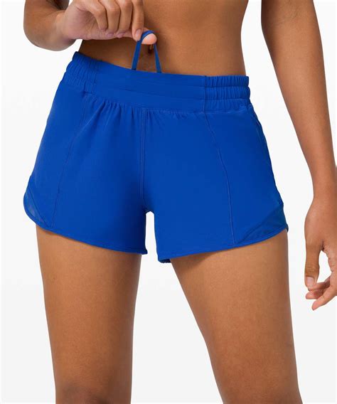 Lululemon Hotty Hot Short II Long Cerulean Blue Lulu Fanatics