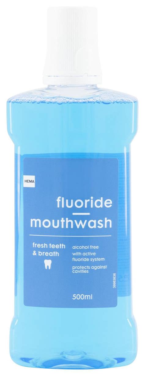 Mouthwash Fluoride 500 Ml Hema