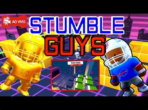 Stumble Guys Ao Vivo Treinando Para O Torneio Nfl Cup Stumbleguysbr