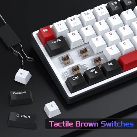 MageGee 60 Mechanical Gaming Keyboard Hot Swappable Compact Blue LED Backlit Gaming Keyboard