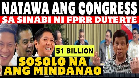 Fprr Duterte Mindanao Pa Separate Na Tinawanan Sa Congress Presscon