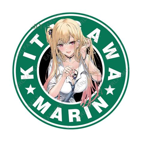 My Dress Up Darling Marin Kitagawa Bikini Starbucks Anime Sticker Collectors Sanctuary