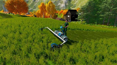 Serie Tedesca Prima Fienagione Tra Le Colline Farming Simulator