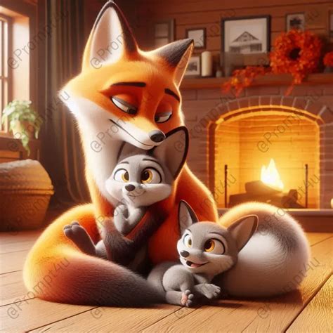 3d Pixar Style Mother Cat Hugging Kitten Dall·e Prompt Promptbase