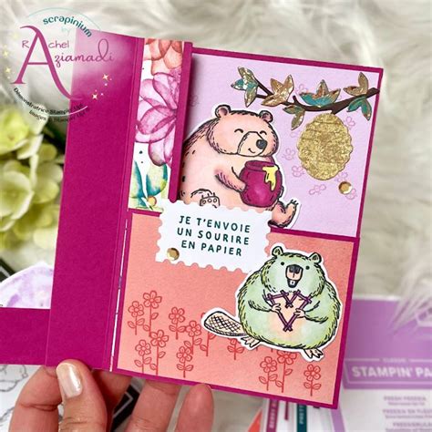 Carte Accord On Fluffiest Friends Stampin Up Scrapinium By Rachel In