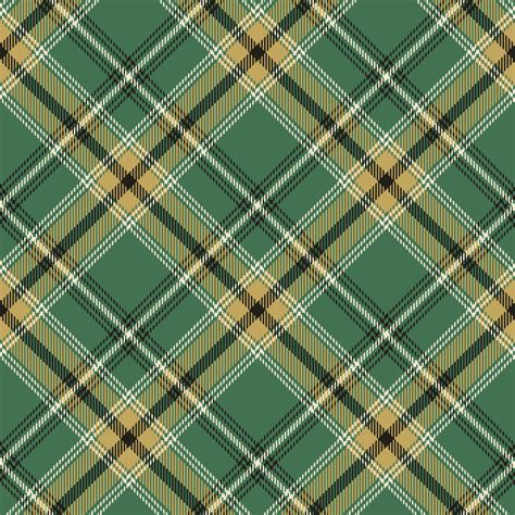 Tartan check pattern in green, brown, white and black. Textured ...