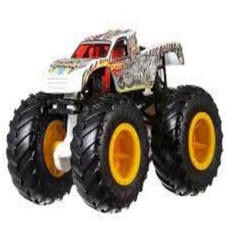 Conjunto de Veículos Hot Wheels Monster Trucks HW Safari vs Wild Streak Mattel fyj
