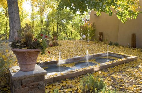 Mediterranean Fountain Mediterran Garten Albuquerque Von