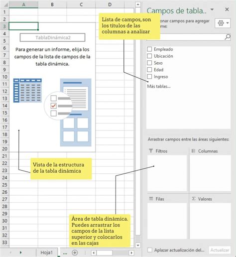 Manejo De Tablas Din Micas En Excel Ejemplos Pr Cticos