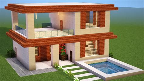 Casa Minecraft Simples E Bonita - Minecraft Tutorial: CASA MODERNA SIMPLES (Neffos X1 MAX) | Casas ...