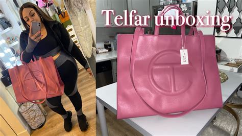 Large Telfar Bag Unboxing Corned Beef Color Youtube