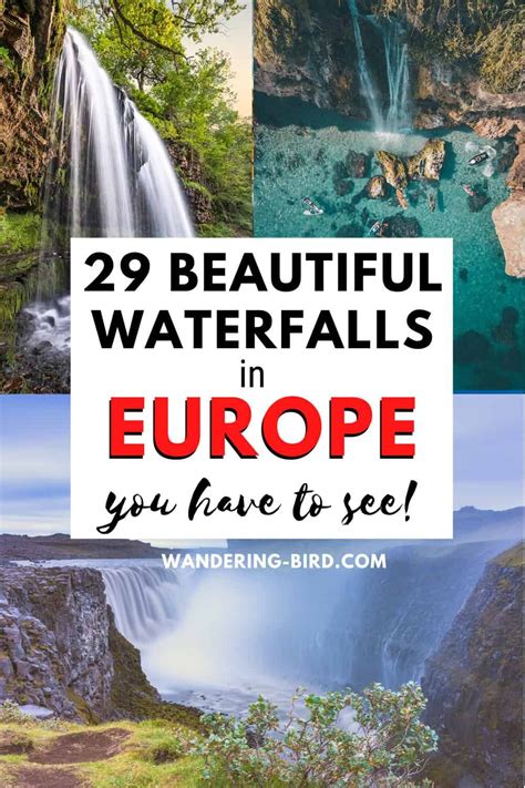 waterfalls  europe artofit