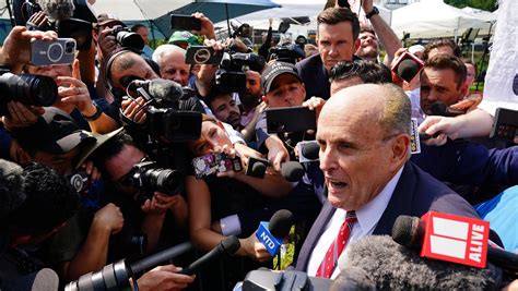 Rudy Giuliani Pleads Not Guilty In Georgia Election Case With Trump