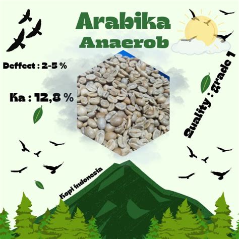 Jual Green Bean Biji Kopi Arabika Java Ijen Anaerob 1kg Shopee