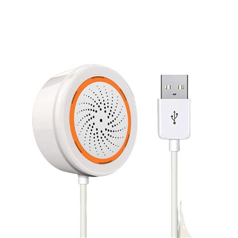 ZigBee 3 в 1 Сирена Сигнализация 90 дБ Звуковой датчик света для ...