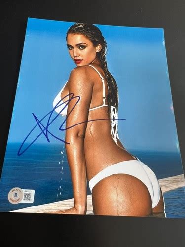 Jessica Alba Signed Autograph X Photo Maxim Bikini Beckett Auto Coa D Ebay