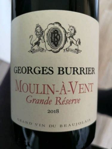 Georges Burrier Grande R Serve Moulin Vent Vivino Us