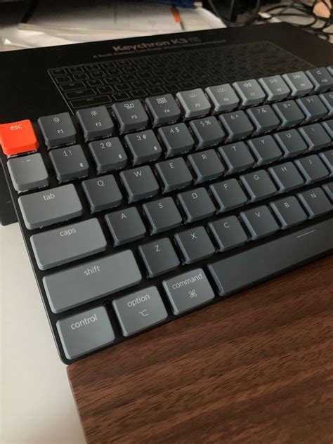 Keychron K V Rgb Low Profile Optical Hot Swappable Red Switches