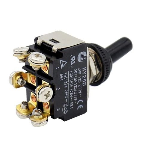 Switches Business Kedu Hy D V V Dpdt On On Screw Toggle Switch