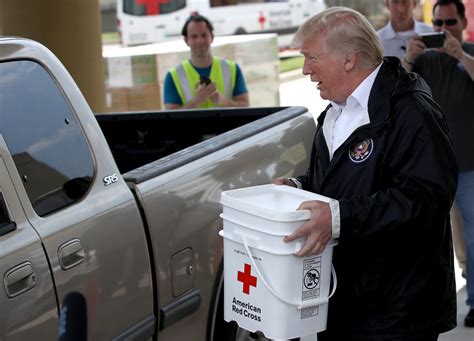 Trump Gets Do Over Comforts Harvey Victims Politico