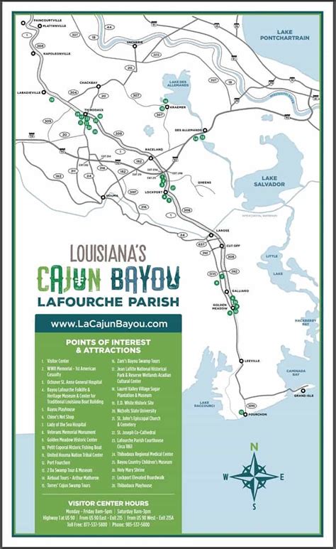 Louisiana Bayou Map