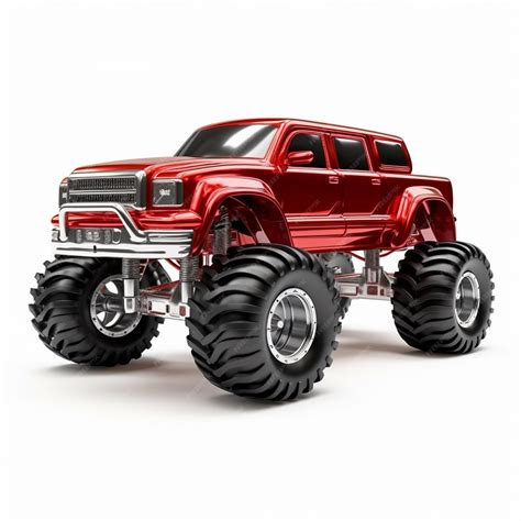 Premium AI Image | red monster truck