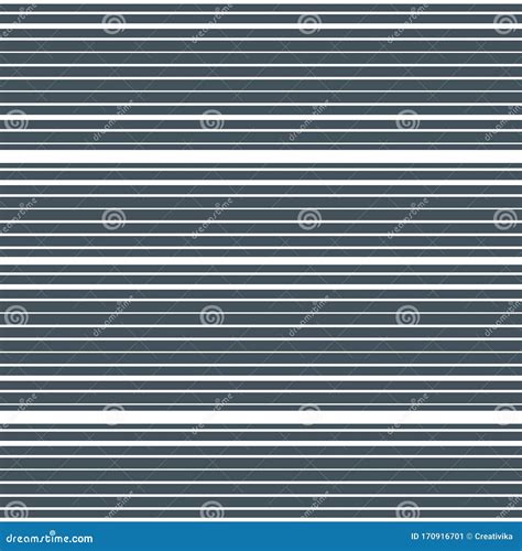 Striped Horizontal Seamless Pattern Stock Vector Illustration Of