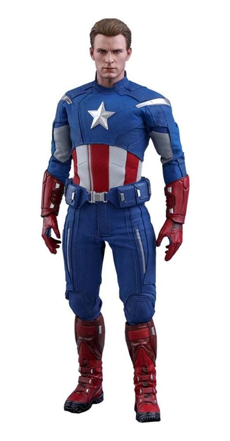 Avengers Endgame Movie Masterpiece Action Figure Captain America Version Cm Hot Toys