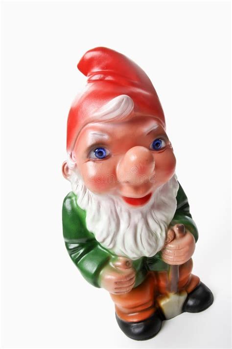 Garden Gnome Holding Spade Stock Photos Free And Royalty Free Stock