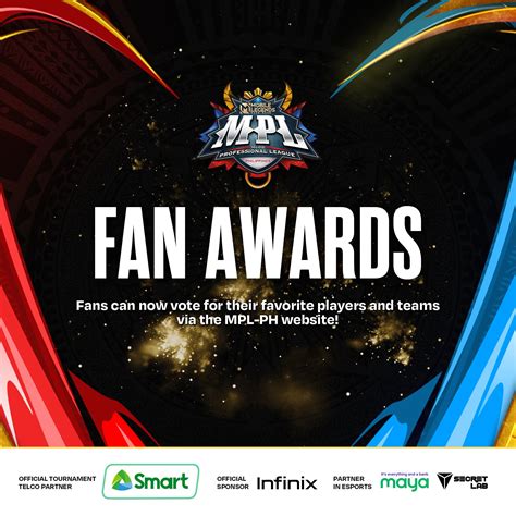 Mpl Philippines On Twitter Here Are The Fan Awards To Be Given On May